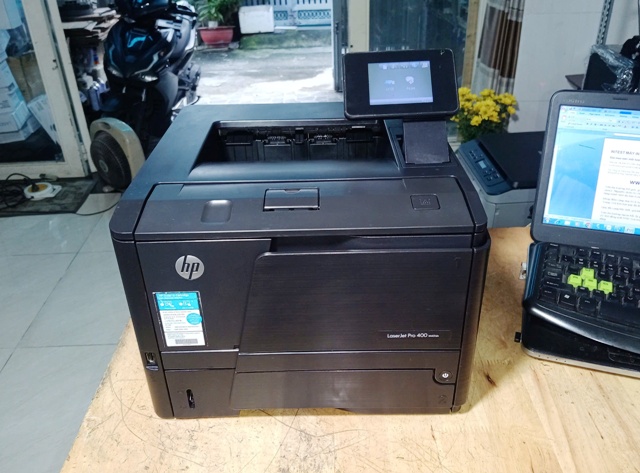 máy in hp 401dw cũ tại  quận  bình thạnh