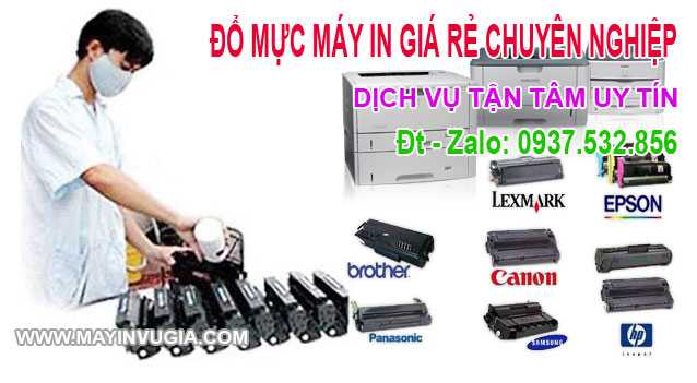 Nạp mực máy in giá rẻ uy tín