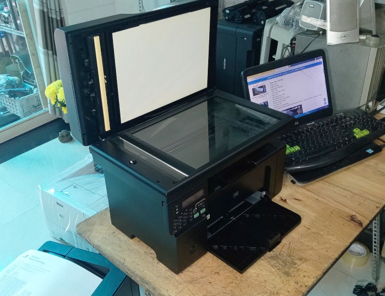 Bán máy in đa năng cũ Hp MFP 1212nf giá rẻ HCM mayinvugia.com